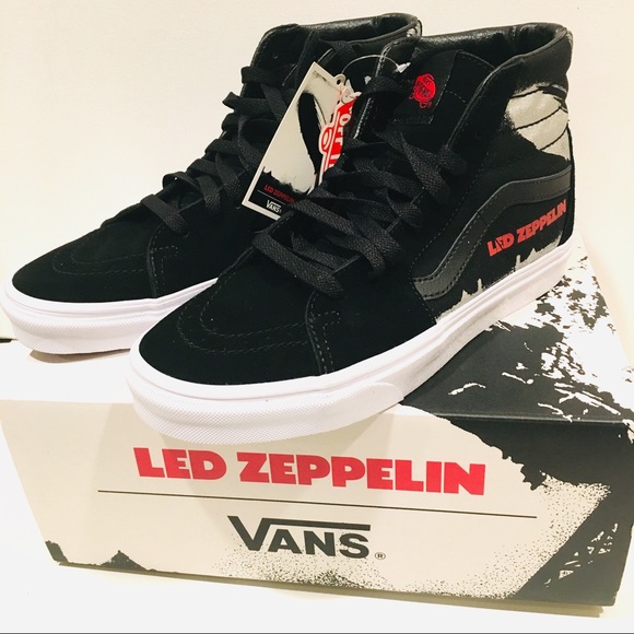 led zeppelin high top vans